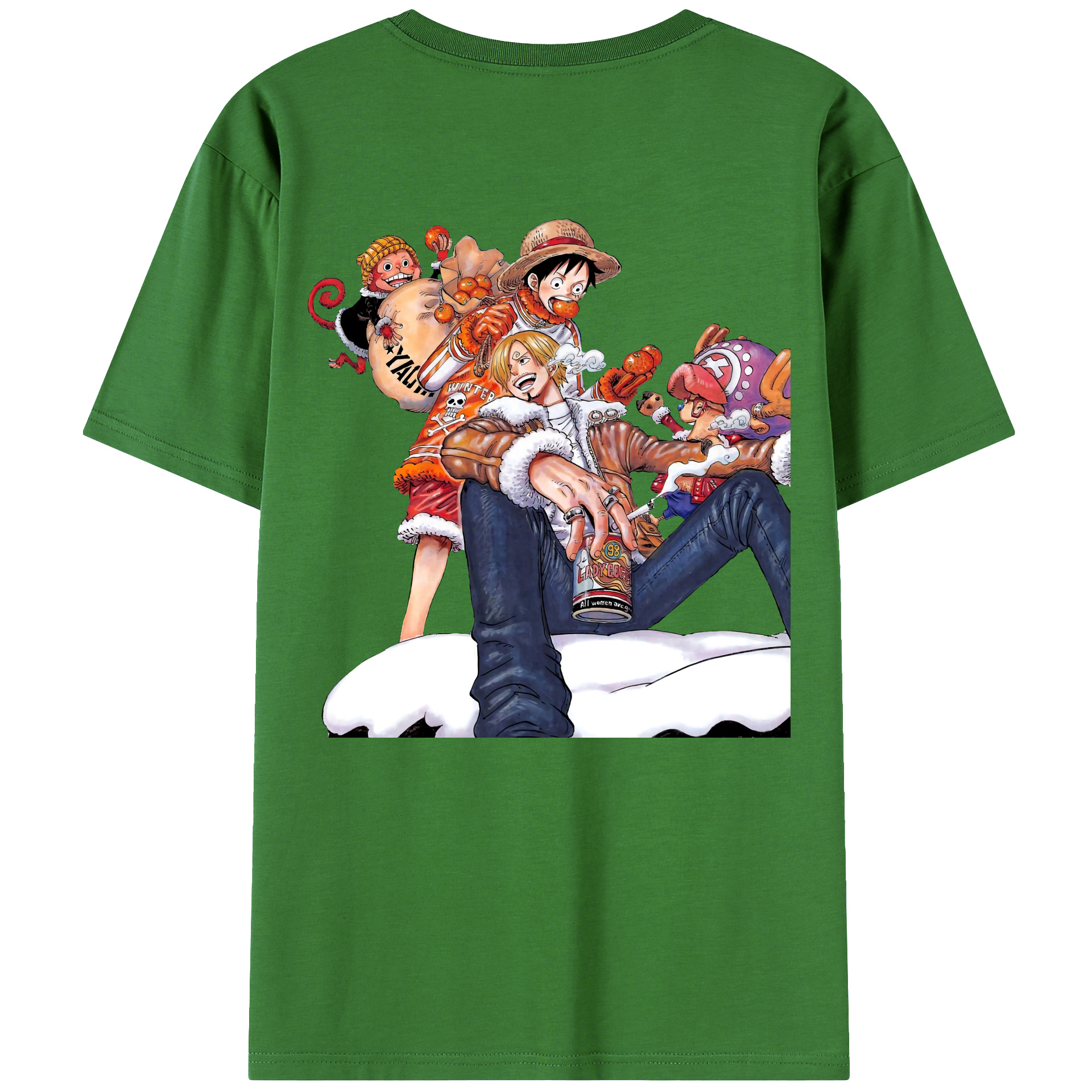 （画像用） ワンピース サンジ ONE PIECE Sanji レディース半袖Tシャツ(バックプリント)